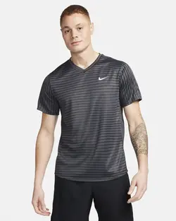 تی شرت تنیس مردانه نایک NikeCourt Dri-FIT Victory- طوسی | تنیس ۲۴