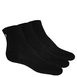 جوراب تنیس ساق کوتاه اسیکس Asics QUARTER پک سه تایی - مشکی | تنیس ۲۴
