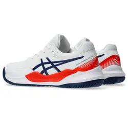 کفش تنیس بچگانه اسیکس Asics Gel-Resolution 9 GS- سفید/نارنجی | تنیس ۲۴