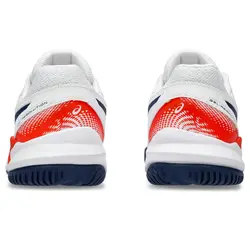 کفش تنیس بچگانه اسیکس Asics Gel-Resolution 9 GS- سفید/نارنجی | تنیس ۲۴