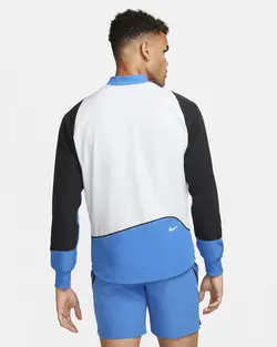 سویشرت تنیس مردانه نایک NikeCourt Advantage Dri-FIT- آبی | تنیس ۲۴