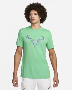 تی شرت تنیس مردانه نایک Rafa NikeCourt Dri-FIT- سبز | تنیس ۲۴