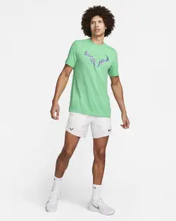 تی شرت تنیس مردانه نایک Rafa NikeCourt Dri-FIT- سبز | تنیس ۲۴