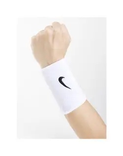 مچ بند تنیس نایک Swoosh Doublewide پک دوتایی - سفید | تنیس 24