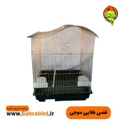 قفس طلایی موجی پرنده