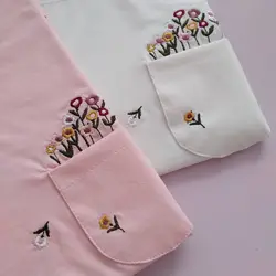 تیشرت جیب دار گلدوزی