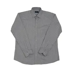 پیراهن آستین بلند یقه کراواتی راه راه DUKE