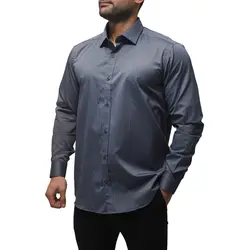 پیراهن آستین بلند یقه کراواتی  راه محو DUKE