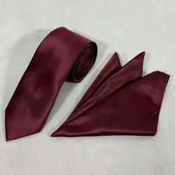 کراوات ساده بادمجانی4