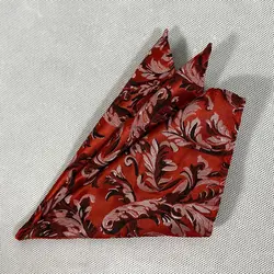 کراوات طرحدار گلدار زرشکی33