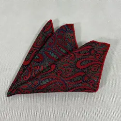 کراوات طرحدار ترمه زرشکی2