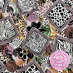 بلوز نخ پنبه ای استین کوتاه لوزی