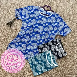 بلوز نخی استین کوتاه(کد1064)