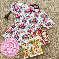 بلوز نخی استین کوتاه(کد1064)
