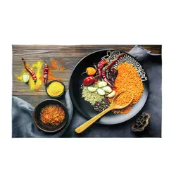 فرش آشپزخانه طرح آشپزی | فرش فانتزی کاشان کد 52001