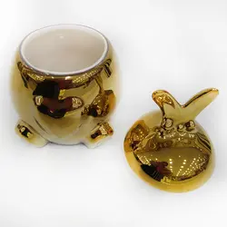 بانکه دکوری طرح خرگوش طلایی | اکسسوری دکوری کد 29002