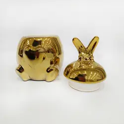 بانکه دکوری طرح خرگوش طلایی | اکسسوری دکوری کد 29002