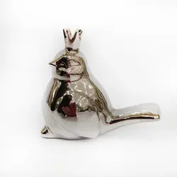 اکسسوری دکوری مدل پرنده نقره ای | اکسسوری منزل کد 29003