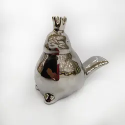 اکسسوری دکوری مدل پرنده نقره ای | اکسسوری منزل کد 29003