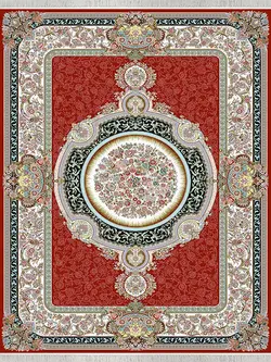 فرش 1200 شانه طرح الیکا