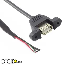 کابل USB رو پنلی با سیم سر ازاد - کابل تبدیل مبدل و اتصالات و لوازم جانبی digiko.org