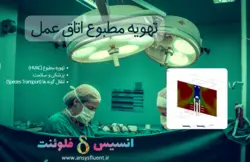 تهویه مطبوع اتاق عمل، شبیه سازی با انسیس فلوئنت