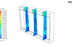 نمای دو پوسته (facade) ساده، شبیه سازی با انسیس فلوئنت