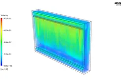 نمای دو پوسته (facade) ساده، شبیه سازی با انسیس فلوئنت