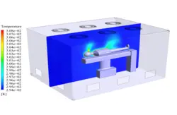 تنفس مداوم بیمار کرونایی در اتاق تمیز، شبیه سازی با انسیس فلوئنت