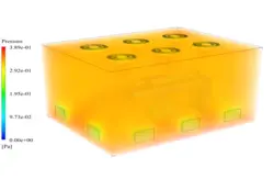 تنفس مداوم بیمار کرونایی در اتاق تمیز، شبیه سازی با انسیس فلوئنت