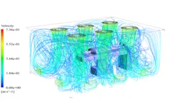تنفس مداوم بیمار کرونایی در اتاق تمیز، شبیه سازی با انسیس فلوئنت