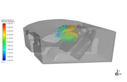 پخش ویروس کرونا در خودرو با سرفه، شبیه سازی با انسیس فلوئنت