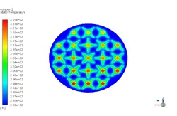 ماده تغییر فاز دهنده (PCM) در مبدل حرارتی پره دار پوسته و لوله، شبیه سازی با انسیس فلوئنت