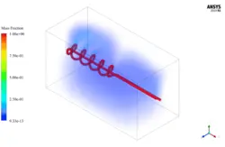 انجماد و ذوب در مخزن سوخت، شبیه سازی با انسیس فلوئنت