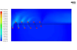 انجماد و ذوب در مخزن سوخت، شبیه سازی با انسیس فلوئنت