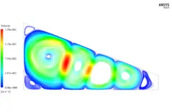 نمک زدایی آب خورشیدی (دو بعدی)، شبیه سازی با انسیس فلوئنت