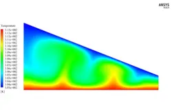 نمک زدایی آب خورشیدی (دو بعدی)، شبیه سازی با انسیس فلوئنت