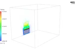 انتقال حرارت رادیاتور در اتاق، شبیه سازی با انسیس فلوئنت