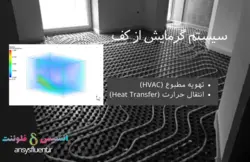سیستم گرمایش از کف، شبیه سازی با انسیس فلوئنت