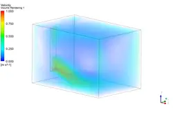 سیستم گرمایش از کف، شبیه سازی با انسیس فلوئنت