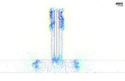 بادگیر، شبیه سازی عددی با انسیس فلوئنت