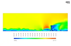 بادگیر، شبیه سازی عددی با انسیس فلوئنت