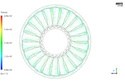 کمپرسور جریان محوری (روتور NASA 37)، شبیه سازی با انسیس فلوئنت