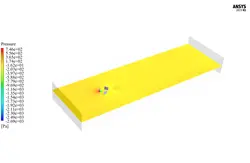 توربین آب عمودی داریوس با مش متحرک، شبیه سازی با انسیس فلوئنت