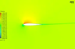 تولید صدا برروی ایرفویل، شبیه سازی با انسیس فلوئنت