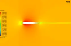 تولید صدا برروی ایرفویل، شبیه سازی با انسیس فلوئنت