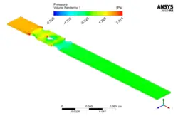 انتقال حرارت نانو سیال در یک مبدل حرارتی متخلخل، شبیه سازی با انسیس فلوئنت