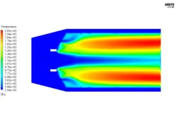 احتراق غیر پیش آمیخته، شبیه سازی با انسیس فلوئنت