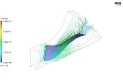 کمپرسور گریز از مرکز، شبیه سازی با انسیس فلوئنت