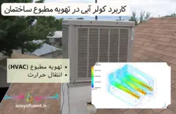 کاربرد کولر آبی در تهویه مطبوع ساختمان، شبیه سازی با انسیس فلوئنت